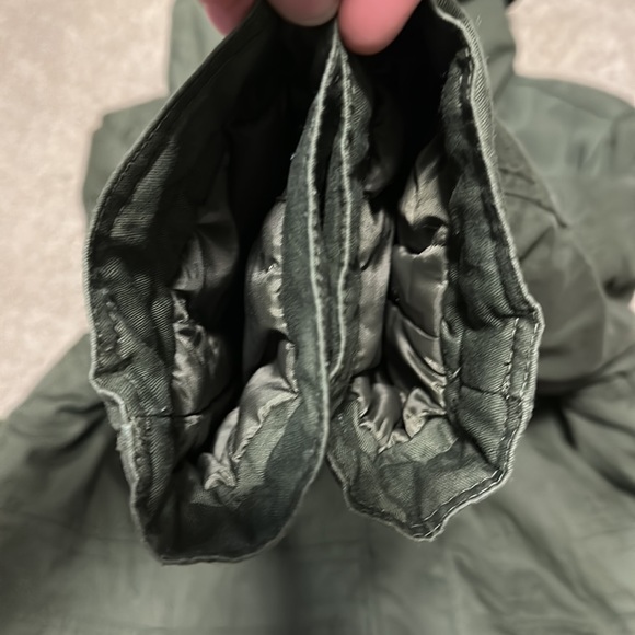 Lady Von Hart olive quilted parka jacket XL - Picture 9 of 12